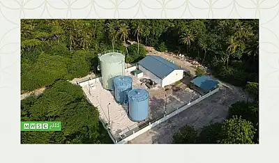 MWSC has successfully completed testing & commissioning of N.Fodhdhoo Water & Sewerage Project
